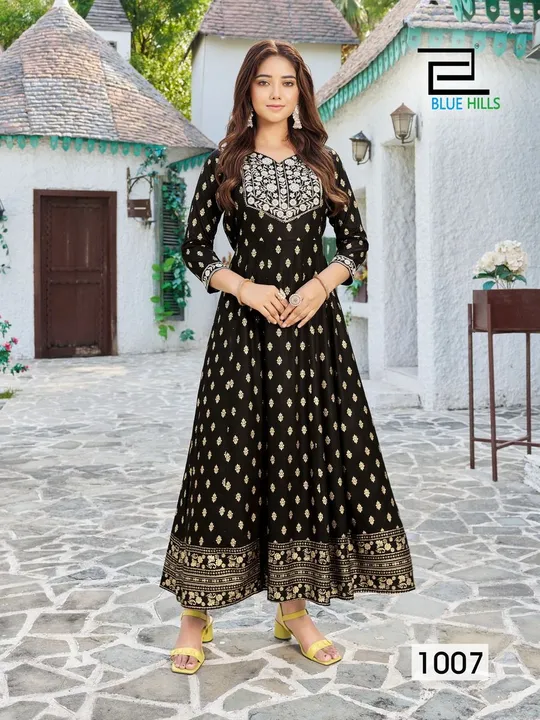  Anarkali Gown With Heavy Embroidery Work uploaded by SWAGHOSH on 1/20/2024