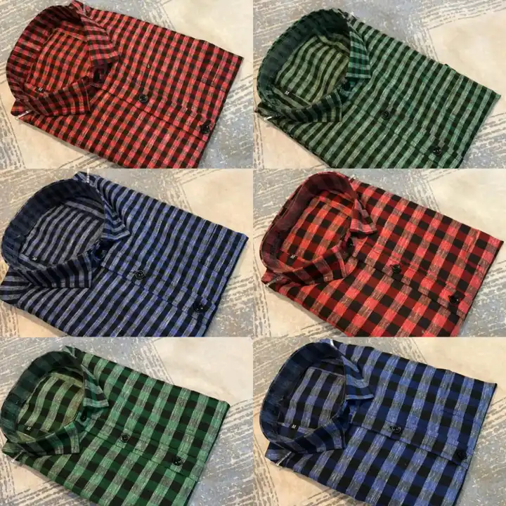 Cotton Pv Check Shirt / Cod Available / Starting Price uploaded by business on 1/21/2024