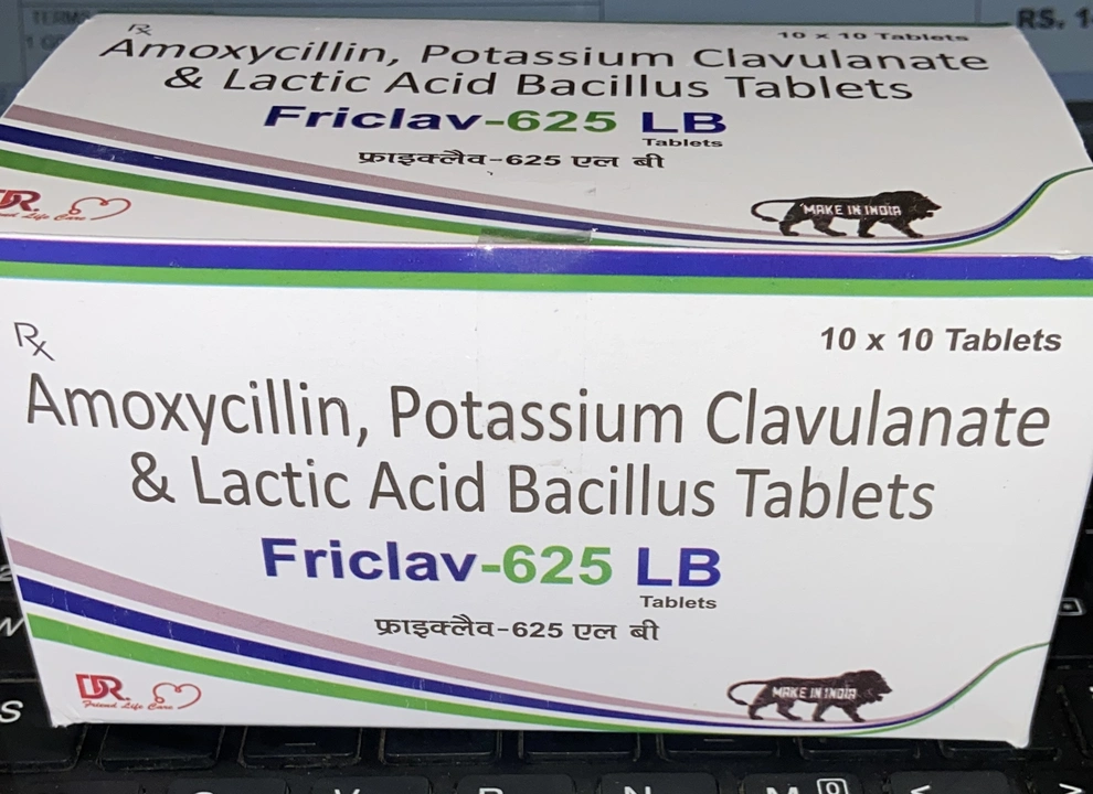 FRICLAV 625 LB  TABLETS  uploaded by business on 1/21/2024