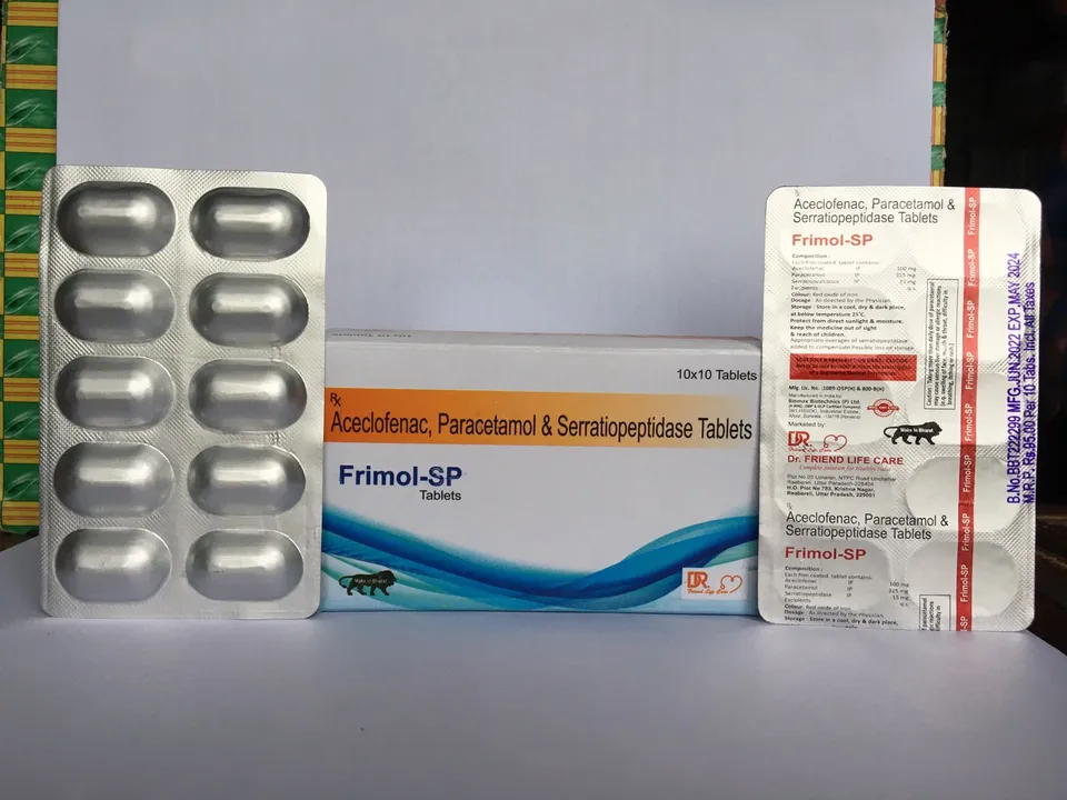 FRIMOL SP TABLETS  uploaded by DR. FRIEND LIFE CARE PHARMACEUTICAL COMPANY  on 1/21/2024