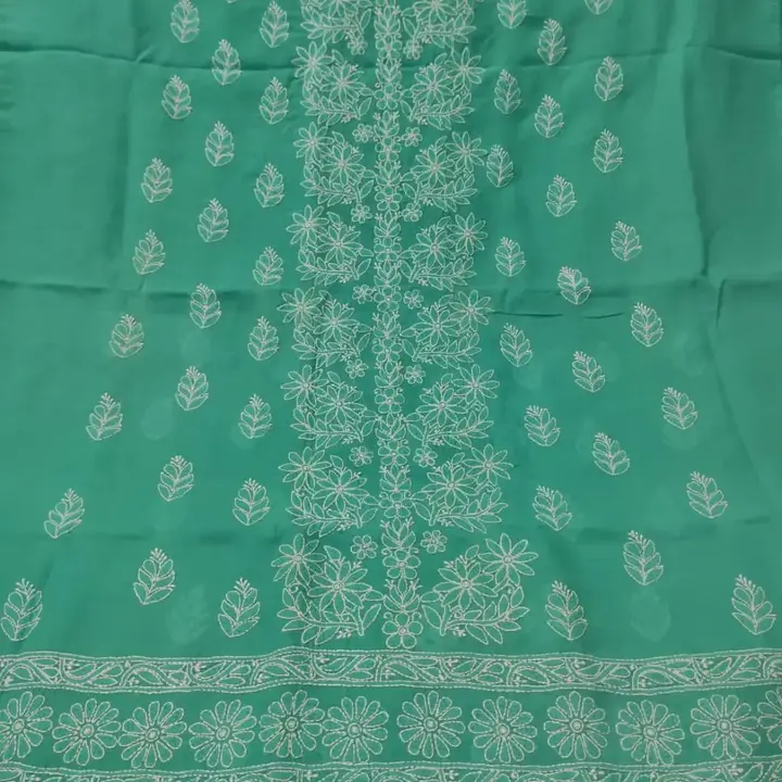 Chikan dress material uploaded by Lcf crafts (lucknow Chikan factory) on 1/21/2024
