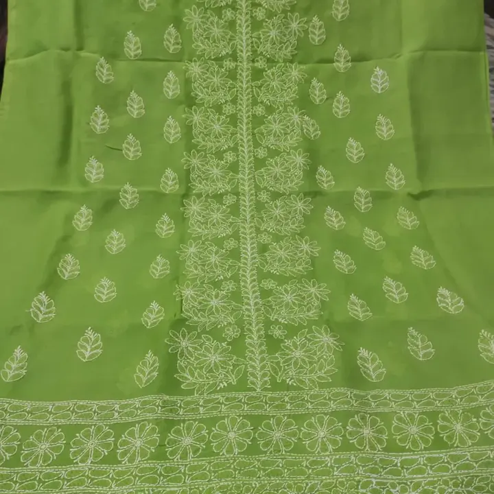Chikan dress material uploaded by Lcf crafts (lucknow Chikan factory) on 1/21/2024