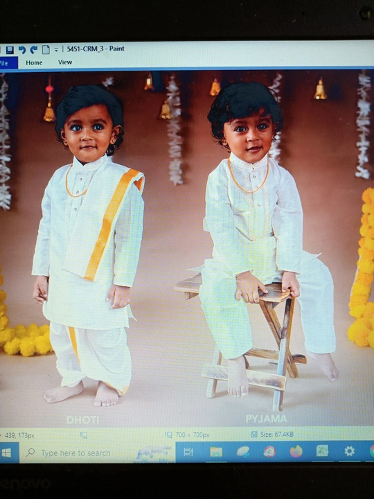 Post image I want 11-50 pieces of Kids Ethnic wear at a total order value of 5000. Please send me price if you have this available.
