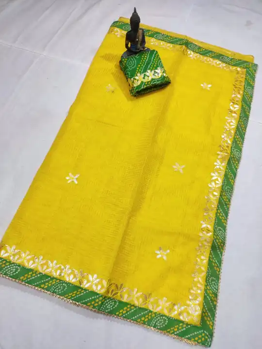 9983344462.    *We are launching new collection today traditional  wear sarees* 

*Fabric :- Soft Co uploaded by Gotapatti manufacturer on 1/22/2024