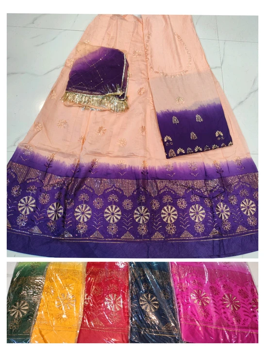 Chanderi cotton suit uploaded by business on 1/23/2024