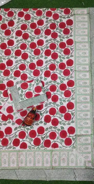 Handblock percale bedsheets  uploaded by Jaipuri Bazar on 1/23/2024