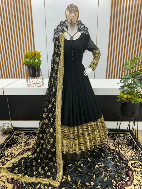 Gown bottom with dupatta uploaded by MAHADEV FASHION on 1/23/2024