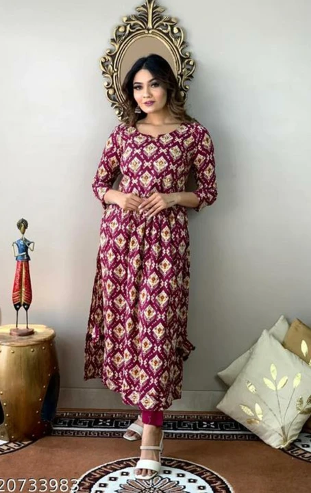 Nayra kurti pent with hand work  uploaded by business on 1/23/2024