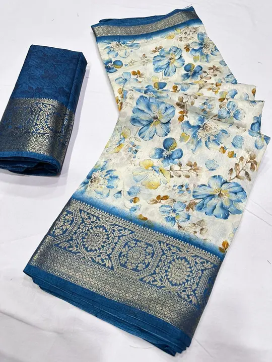 Dola silk soft smooth with running blouse  uploaded by SHREE SHYAM COLLECTION  on 1/23/2024