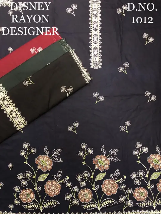 14 kg rayon 58 pick quality designer suit dupatta  uploaded by Shivam textiles  on 1/24/2024