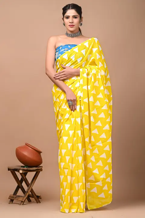 Cotton mulmul sarees  uploaded by Indiana Creations  on 1/24/2024