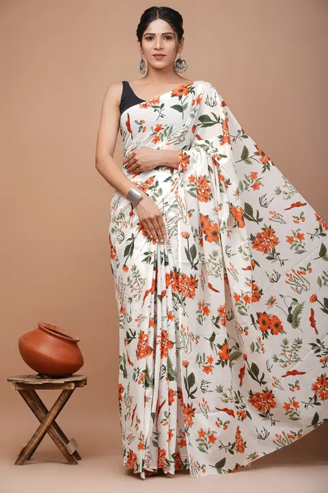 Cotton mulmul sarees  uploaded by Indiana Creations  on 1/24/2024