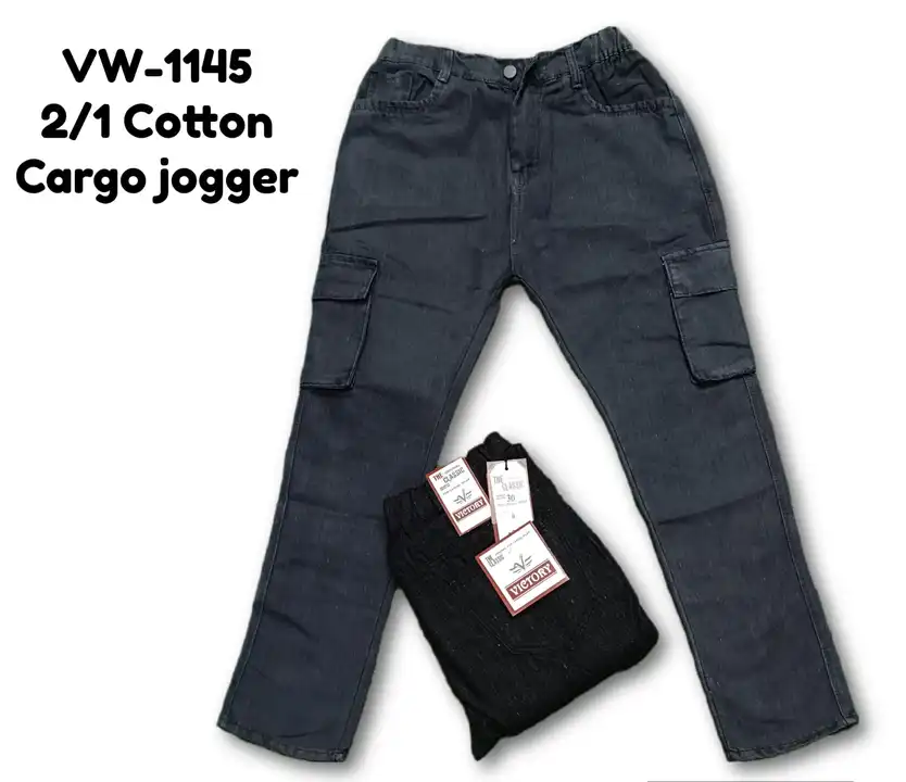 Women cargo jeans  uploaded by Victory Exports on 1/24/2024