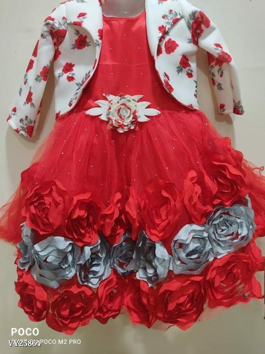 Beautiful girl frock  uploaded by Judy's collections  on 3/25/2021