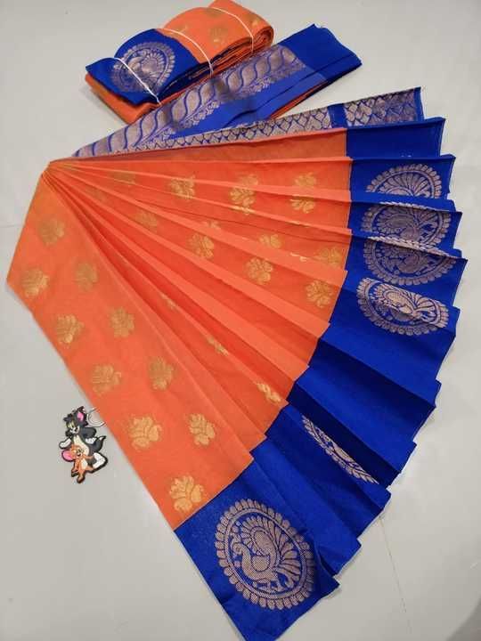 Cotton saree uploaded by business on 3/25/2021