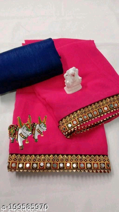 Heavy work saree uploaded by Radhe krishna store on 1/25/2024