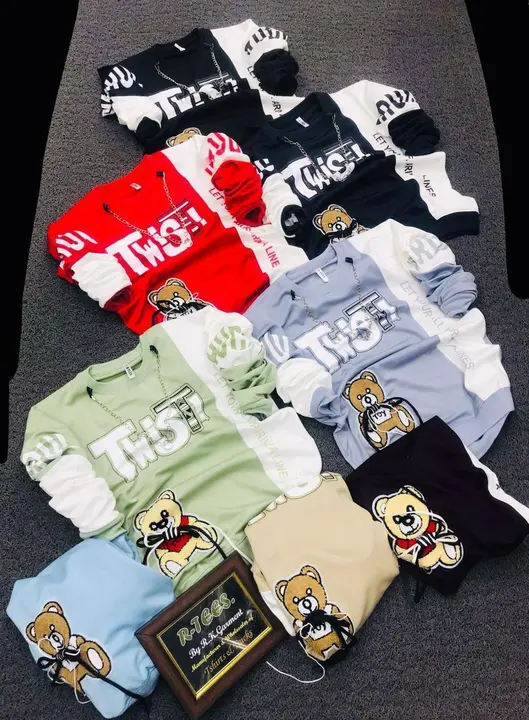 Teddy t-shirt  uploaded by Rudra Trading & Agency on 1/25/2024