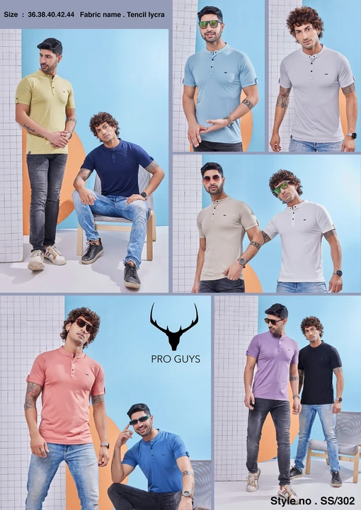 Pro guys Henley tshirt uploaded by business on 1/25/2024