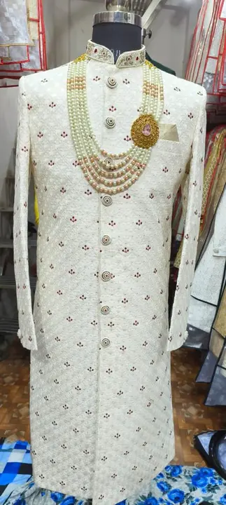 Post image I want 1 pieces of Sherwani at a total order value of 5000. Please send me price if you have this available.
