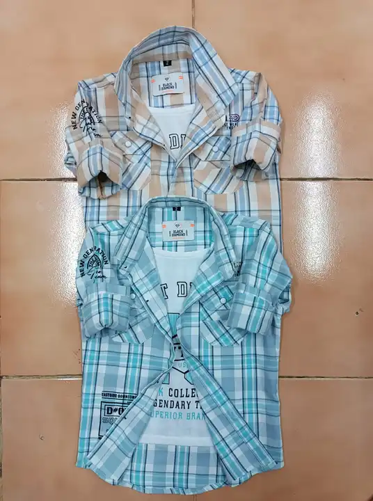 Boys shirt 2se 16 size uploaded by D.M garment on 1/26/2024