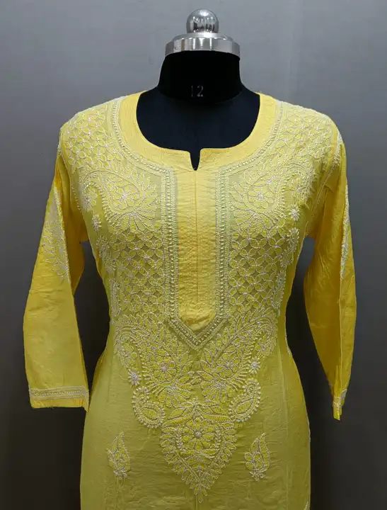 Kurti
Fabric chanderi silk
Length 46
Size 38 to 42
Gala boti work.  Contact no. 8318704348.. uploaded by business on 1/26/2024