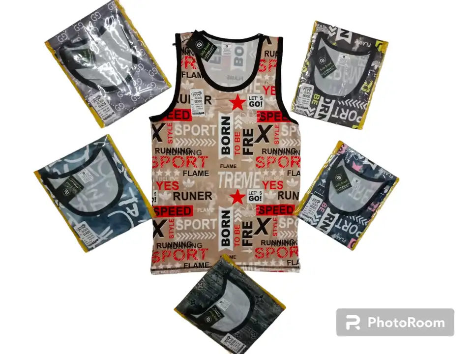 WHEY FIT CHAINA PRINTED VESTS uploaded by business on 1/26/2024