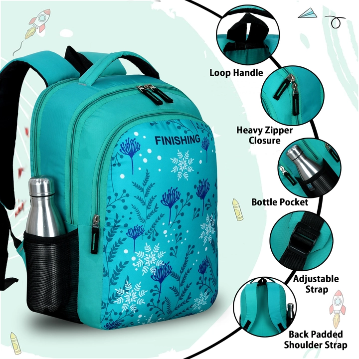 Stylish Unisex School bag  uploaded by Finishing Bag on 1/26/2024