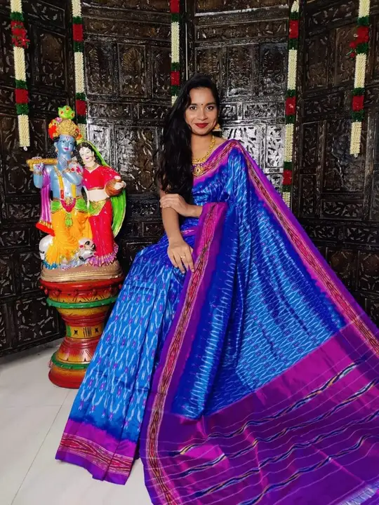 Twill ikkat-7 uploaded by Kesari Nandan Fashion saree and dress material on 1/26/2024
