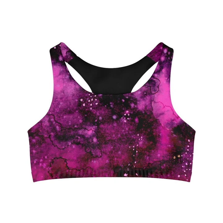 Premium quality printed sports bra uploaded by business on 1/26/2024