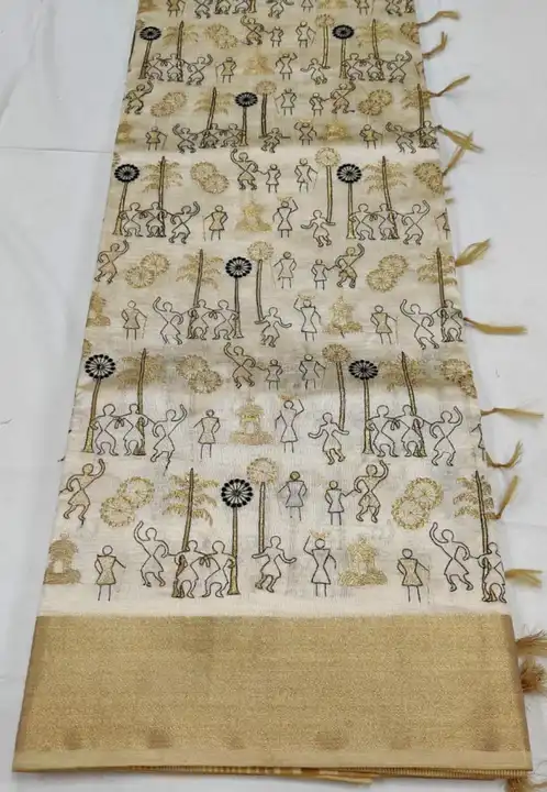 BHAGALPURI TUSSAR BY TUSSAR ZARI BORDER SAREE uploaded by S.N.COLLECTIONS  on 1/27/2024