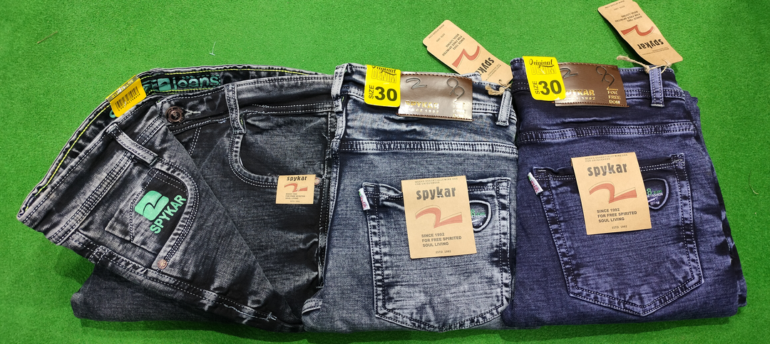 SPYKAR EMBOSSED JEANS  uploaded by business on 1/27/2024