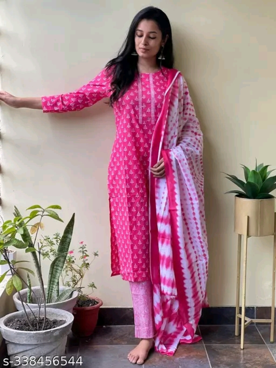 Catalog Name:*Chitrarekha Pretty Women Kurta Sets*
Kurta Fabric: Cotton Blend
Bottomwear Fabric: Cot uploaded by Mahadev collection on 1/28/2024