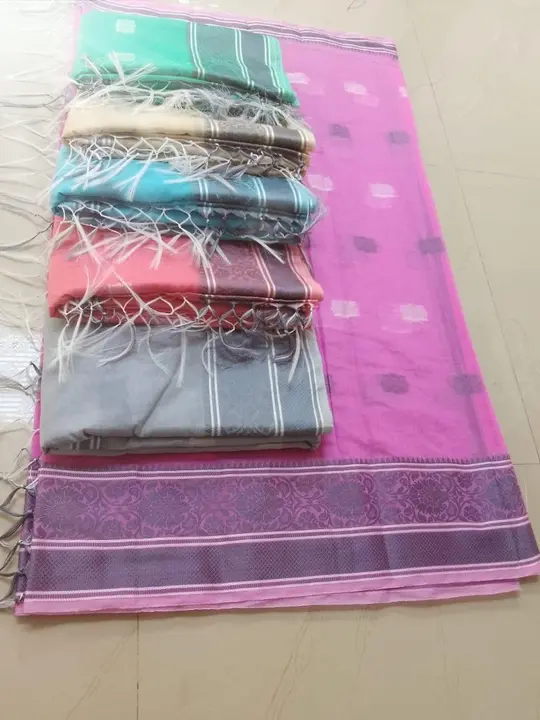 Cotton saree uploaded by business on 1/28/2024