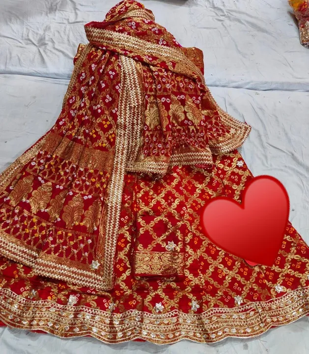 9983344462.  😍🥰💁‍♂️ **NEW Ghadchola Lahenga**😍🥰💁‍♂️

*New collection for upcoming festivals an uploaded by Gotapatti manufacturer on 1/28/2024