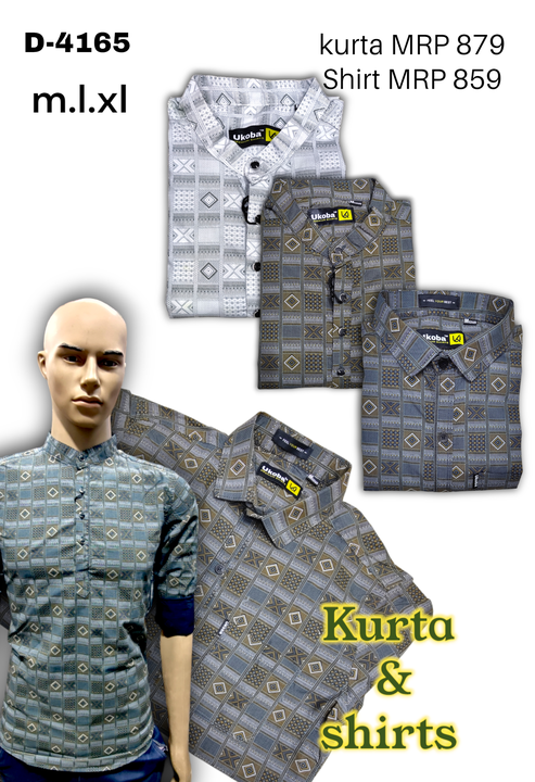 Kurtas & shirt  uploaded by Nine Apparels on 1/29/2024