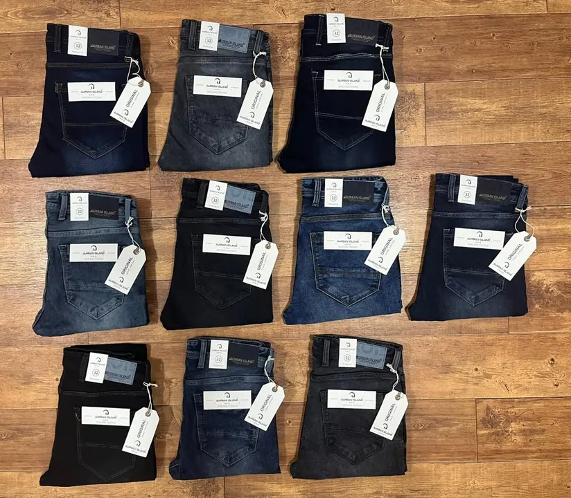 24029 dobby Lycra jeans uploaded by business on 1/29/2024