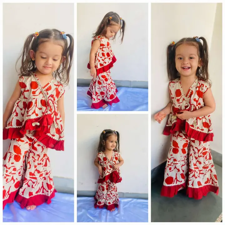 Post image I want 50 pieces of Kids Ethnic wear at a total order value of 5000. Please send me price if you have this available.