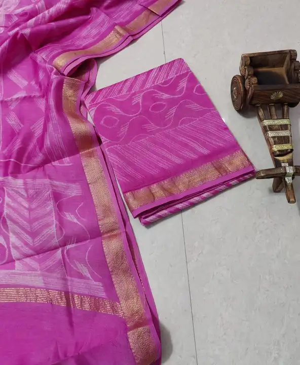 Exclusive new Maheshwari silk  suits with hand stitched shibori work and Ajrak dabuprint
7740901646
 uploaded by Afsha textile on 1/29/2024