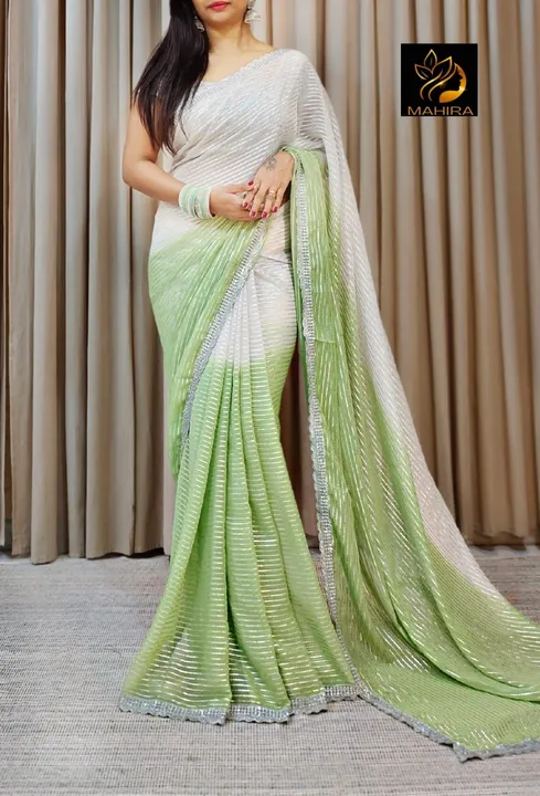 Georgette saree  uploaded by business on 1/29/2024