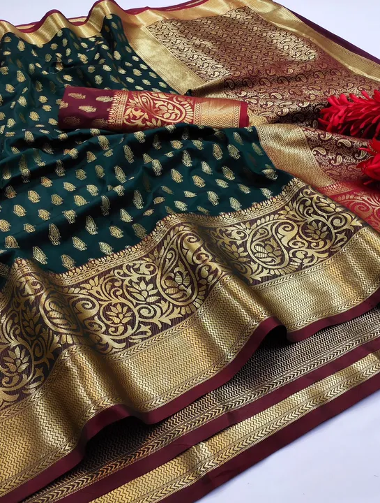 Gold zari uploaded by Kesari Nandan Fashion saree and dress material on 1/29/2024
