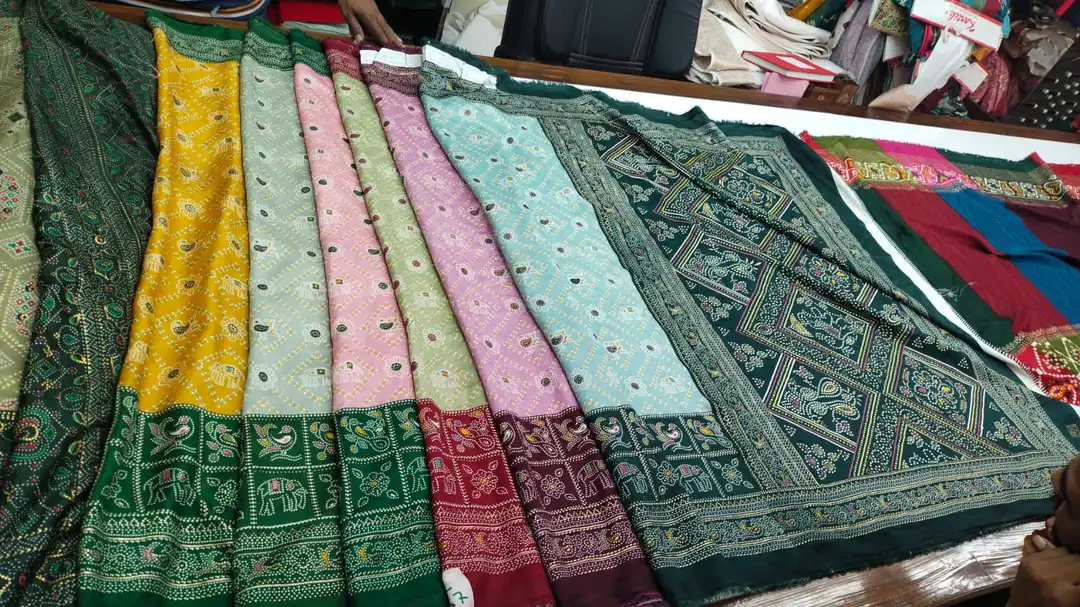 Pashmina saree with abla work  uploaded by business on 1/29/2024