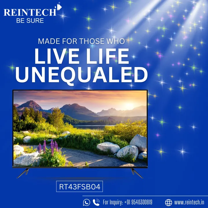 43 inch Android 4k uhd LED tv  uploaded by Reintech Electronics Pvt Ltd. on 1/29/2024