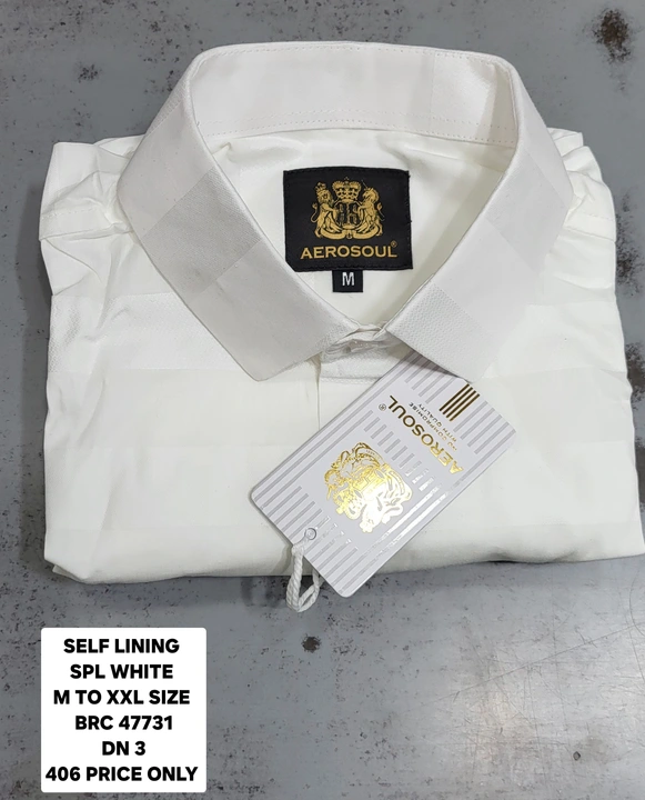 SELF PATTA SPL WHITE MTOXXL SIZE RS 365 ONLY  uploaded by business on 1/29/2024