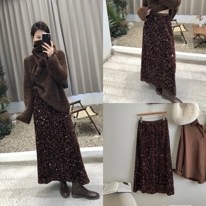 Sequence Long Skirt  uploaded by The Style Club on 1/30/2024