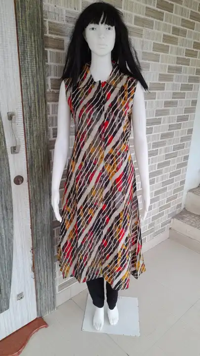 A LINE WIDE GHERA LONG KURTI uploaded by Swastik creation on 1/30/2024