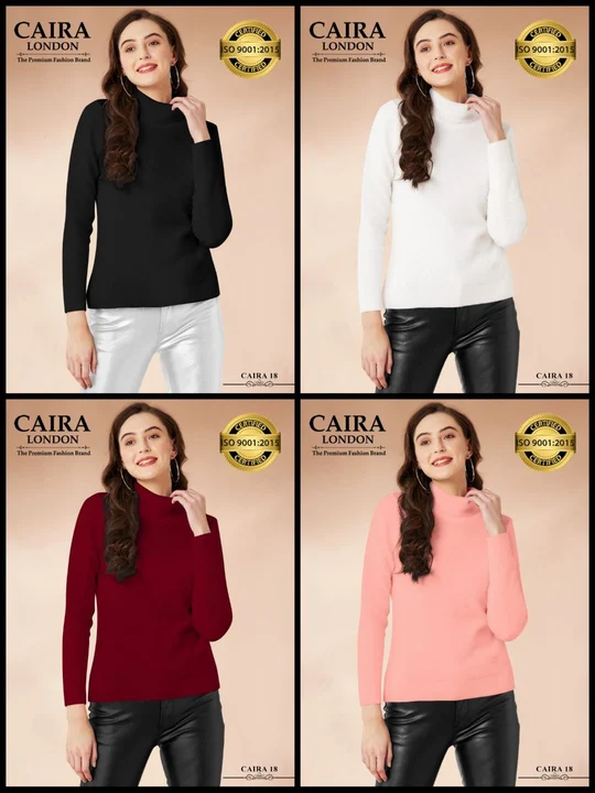 Women's Stylish High Neck Tshirt uploaded by CAIRA LONDON on 1/30/2024