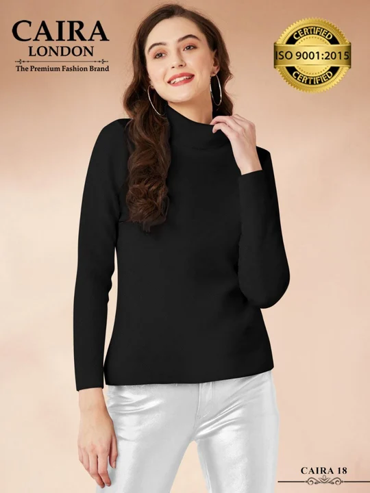 Women's Stylish High Neck Tshirt uploaded by CAIRA LONDON on 1/30/2024