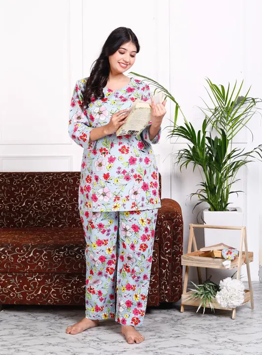 Cotton Night suit uploaded by Radha Rani creation on 1/30/2024