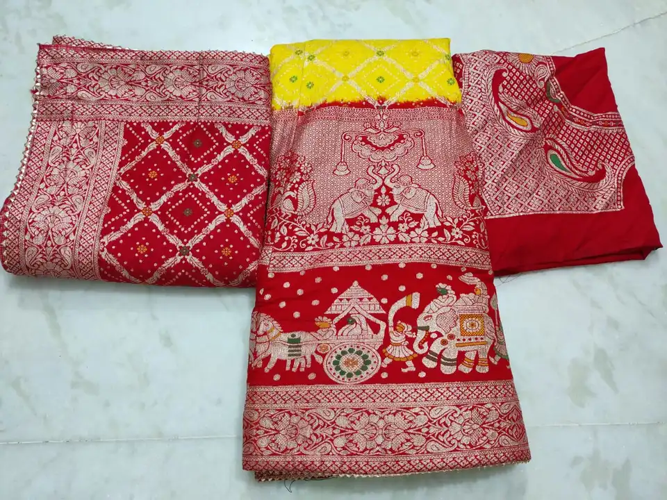 9983344462.  *😀😀Beautiful Lahenghas*😀😀
For This Wedding Season

*Pure  Banarasi Dolo silk langha uploaded by business on 1/30/2024