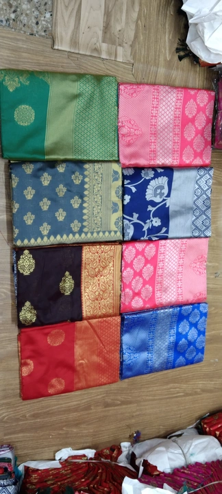 Silk saree wid blouse  uploaded by business on 1/30/2024